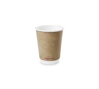 Vegware Cup 12oz Double Wall Kraft Brown (Pack of 500) VDW-12