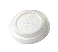 Vegware VLID62-A1 CPLA hot cup lid (fits 4 oz. cup), 62 mm (Pack of 2000)