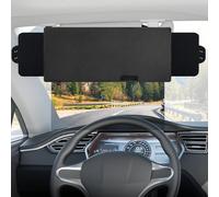 Veharvim Polarized Sun Visor for Car with 2 Side Sunshade, Upgraded UV400 Car Sun Visor Extension with PC Lens and Side Sunshade,Anti-Glare Visor for Safe Organizer, Accessories (1 Pack)