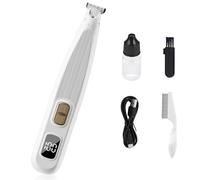 Vehequny Dog Paw Trimmer with LED Digital Display,20mm Ceramic Blade Electric Rechargeable Dog Clippers for Grooming,Pet Paw Trimmer for Grooming for Paws, Eyes, Ears, Face & Hip Areas