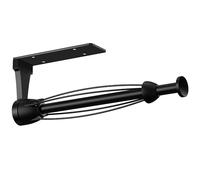 VEHHE Kitchen Roll Holder Under Cabinet, One-Hand Tear (Black)