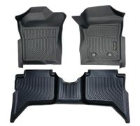 Vehiclab mats to fit Ford Ranger Dual Cab 2022+ All weather 3D/5D moulded TPE car mats