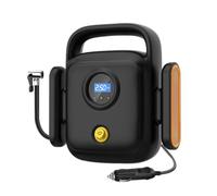 Vehicle Air Compressor 120w 12v Handheld Auto Air Pump | Smart Digital Display, Stable Inflating, ABS PC Copper Build, Outdoor Use for Car and Balls