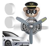 Vehicle Aroma Clip - Compact Aircraft Ornament, Car Vent Perfume, Dashboard Scent Accessory, Mini Fragrant Blower | Compact Aircraft Shaped Aroma Clip Created for Minivan Interior Decoration Freshness