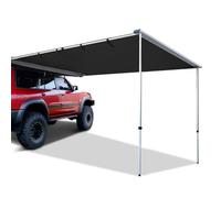 Vehicle Awning Pull-Out Sun Shade Shelter, Adjustable Height Car Side Awnings, Overland Tent Campervan Awning, Roof Tent Camping, Aluminum Alloy Frame, PU5000mm Waterproof UV50+(200x250cm/6.6x8.2ft)
