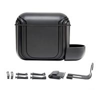 Vehicle Back Seat Trash Bin with Removable Hooks, Waterproof Plastic Rubbish Container Designed for Car Waste Management and Organized Travel (Black)