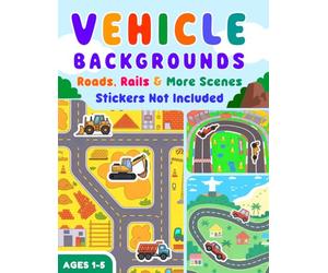 Vehicle Backgrounds: Roads, Rails & More Scenes - Stickers Not Included