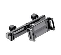 Vehicle Backseat Mount For 4.7-12.9in Devices Car Headrest Phone Tablet Holder Rotating Mount Stand Double Rod Foldable Foldable Headrest Phone Holder