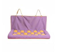 ＡＷＨＡＯ Vehicle Backseat Pad Pet Car Seat Bed Cover Mat Cushion Protector Quick Install for Fast Setup and Removal Between Trips suitable for daily commuting, Purple, Car Rear Seat 124CM