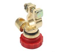 Vehicle Battery Isolation Device Rotary L Type Disconnect Switch for 100A Circuits 300A Surge With Copper Alloy Construction (Red)