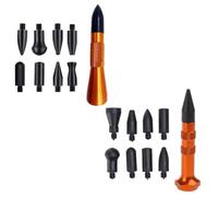 Vehicle Body Hail Dent Repair Pen Tools Kit Paintless Knock Down Pen 9 Heads