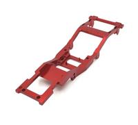Vehicle Chassis Frame RC Car Chassis Frame Base Skeleton Rail Aluminum 6061 One Piece Structure with Installation Screws suitable for MN82 LC79 DIY Custom, Red, 1 12
