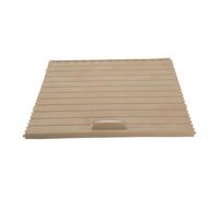 Vehicle Console Panel Center Console Holder Roller Shutter With Pull Handle Dust Barrier Suitable for car maintenance upgrade replacement, Beige, style to 1