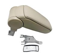 vehicle console storage For Audi A4 B6 / B7 Car Armrest Arm Rest Centre Console Ma(Beige)
