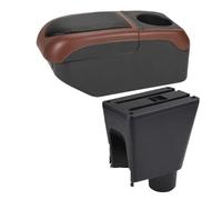 vehicle console storage For Chevrolet For Spark 3 III For Aveo T200 Car Armrest Auto Storage Box Interior Arm(Noir Bleu)