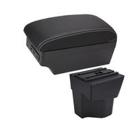 vehicle console storage For KIA For Rio 5 2014 2013 2012 2015 2016 2017 2018 2019 Car Armrest Box Storage Accessories Interior(A3 noir et blanc 7USB)