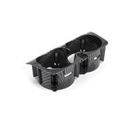 vehicle cup holder Car Center Console Insert Drinks Water Cup Holder Compatible With Benz For W447 V Class For W253 GLC Class 2016 2017 2018 2019 2020 2021(Carbon Fiber Black)