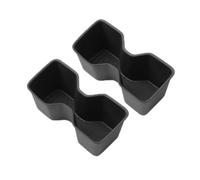 vehicle cup holder Car Third Row Door Side Cup Holder Insert Box Storage Tray Interior Accessories Compatible With Hyundai For Santa Fe 6 7 Seats 2024 2025