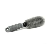 Vehicle Detailing Cleaner Tool Tire Scrub Kit with Car Wheel Brush Featuring Anti Materials and Microfiber Sponge (Straight tire brush)