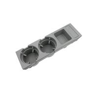 Vehicle Drink Holder 1 PC Car Front Central Console Storage Box Double Hole Cup Holder And Coins For BMW For E46 For Series 1999-2006 51168217953 Car Cup Holder(Grey)