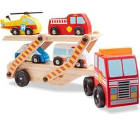Emergency Vehicle Carrier Toy Play Set - Melissa & Doug