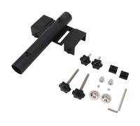 Vehicle Flag Pole Holder, Truck Flag Pole Mount, Heavy Duty Steel Rustproof Flagpole Bracket with Silicone Pads, No Drill Installation for Pickup Trucks, Includes Screws Wrench and