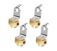 Vehicle Fluid Routing Connector 3/16 in 3-Way Brake Line Fitting with Mounting Bracket for Repair Service Needs Job
