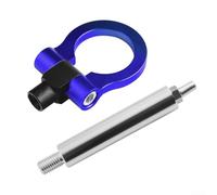 Vehicle Front Tow Hook for Chevrolet For Camaro 2016+ Aluminum Based Ring for Bumper Decoration and Towing Operations (blue)
