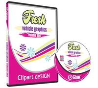 Vehicle Graphics Clipart-Vinyl Cutter Plotter Clip Art Images-Digital Sign Design Artwork-EPS Vector Art Software CD-ROM