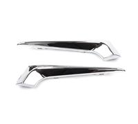 Vehicle Grille Cover For Chevrolet Malibu 2016 2017 2018 Chrome Front Bumper Fog Light Cover Stripe Trim Accessory 2PCS