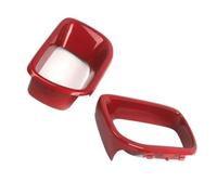 Vehicle Grille Cover Red Front Bumper Fog Light Grille Cover For Mini For Cooper S F55 F56 F57 2014-2021 51117337811 51117337812 1 Pair