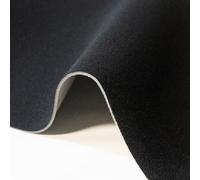 Vehicle Headlining Fabric, 174cm Width, 2mm Foam Backed, 4-Way Stretch, Polyester Interior Trim Material, Supplied by The Metre as One Continuous Length (Black, by The Metre)