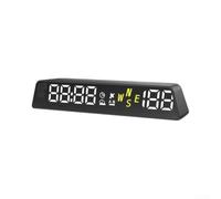 Vehicle HUD Speedometer Altitude Direction Data Vehicle HUD | Light-sensitive auto brightness, clear visibility day and night, adaptive environment adjustment(all white)