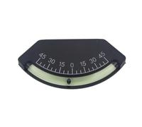 Vehicle Inclinometer Tilt Gauge Slope Meter Angle Bubble Vial Manual Measurement Ceramic Build Long Life Suitable for Driving Boating Outdoor Navigation Dashboard mounting