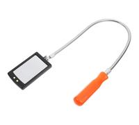 Vehicle Inspection Mirror, Flexible Telescopic Stainless Steel Tool | 360-degree Rotating Head, Bendable Shaft, Ergonomic Handle, for Technicians Checking Car Undercarriages and Suspension Parts