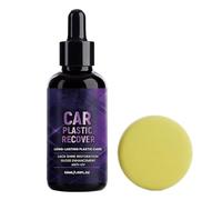 Vehicle Interior Cleaner - 50ml Fast Acting Car Trim Restorer, High Gloss Polishing Formula | Exterior Trim Restorer Polishing Agent Kit | Car Coating Cleaner For Dashboard Headlight