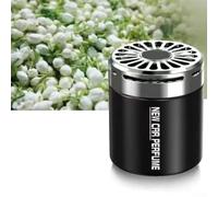 Vehicle Interior Solid Balm Aromatherapy Perfume with Natural Plant Extract, Air Freshener with Compatibility, Family Safe for Babies and Pregnant Women (Gardenia)