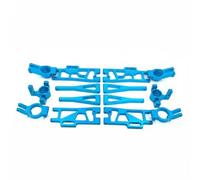 ＡＷＨＡＯ Vehicle Kit With Front Arms Rear Arms Steering Cups C Blocks Wheel Cups For Fit And Improved Control suitable for WLtoys Models And Park Lot Runs, Blue