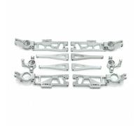 ＡＷＨＡＯ Vehicle Kit With Front Arms Rear Arms Steering Cups C Blocks Wheel Cups For Fit And Improved Control suitable for WLtoys Models And Park Lot Runs, Silver