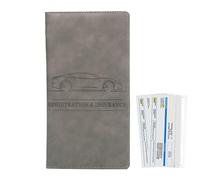 Vehicle License Document Case - A natural and beautiful indoor car accessory for leather paper license card owners, receipts, keys, driver's license, business cards. Give your family and friends: when