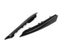 Vehicle Lower Front Spoiler 1 Pair Car Front Bumper Side Grille Fit For Jaguar XF 2012 2013 2014 2015 Black Insert Cover Trim
