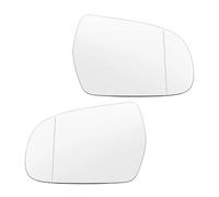 Vehicle Mirror Glass For A3 For A4 For A5 S3 S4 S5 Quattro 2011-2017 Left Right Side Wing Mirror Glass Stick On Adhesive Convex Wide Angle Driver Passenger Side(Left and Right)