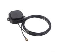 Vehicle Mounted Antenna for GPS L1+L5 and Beidou B1 Dual Mode Position with UV Resistant Engineering Plastic Shell and Low Loss Double Shielded Wire (5 meter)