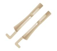 Vehicle Mounted Gap Leak Proof Filling Strip 2 Pcs Car Seat Gap Filler Multifunctional Auto Side Seat Gap Storage Box Prevents Things from Falling into Seat and Center Console Gap (Beige)