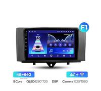 Vehicle-mounted satellite video navigation system For Benz For Smart Fortwo 2 2010-2015 Car Radio Multimedia Video Player Navigation GPS Android No 2di(10smart CC2p 64G-F1)