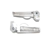 Vehicle Pedal Operated Small Turtle GR125 High Skill Comfortable Footrest Drive Compact Foot Rests(Left and Right pair)