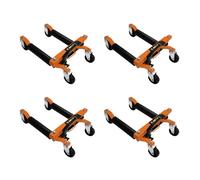 Vehicle Positioning Skates x 4 Hydraulic Wheel Car Dolly Set Of 4