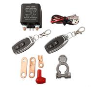 Vehicle Power Remote Battery Disconnect Switch 12V 200A with Two Wireless Remotes for Easy Power Control and Theft Prevention in Cars and Trucks