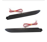 Vehicle Rear Reflector Compatible With Toyota For Matrix 2009-2012 For Venza 2009-2015 For Avalon 2013-2018 Rear Bumper Reflector Tail Brake Lights(Black Lens)