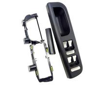 Vehicle Roof Grab Handle, Black Door Handle Door Handle Window Switch Frame Base, Fits for Passat, B5 98-05 3B1867171E 3B4867179B 3B0867180A 3B4867180B 3B4867372(Front Left 1pcs)(3pcs-01)